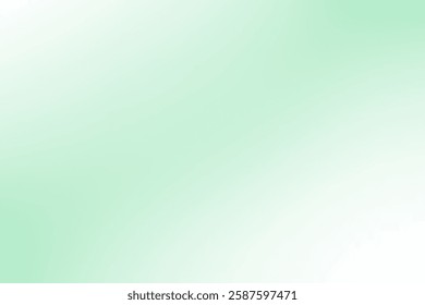 Gradient background with soothing shades of green, blending from stronger hues to lighter tones, perfect for design projects and presentations