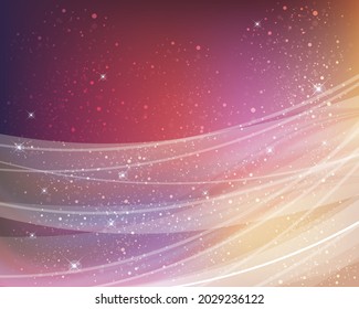 gradient background with sparkle and blur
