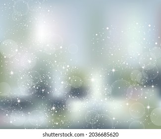 gradient background with sparkle and blur