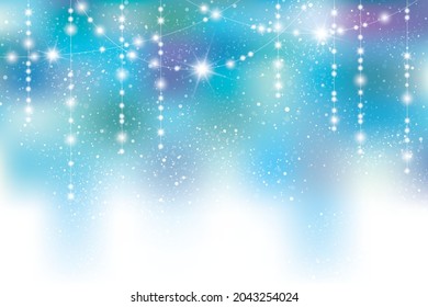 gradient background with sparkle and blur