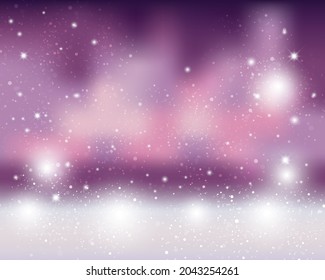 gradient background with sparkle and blur