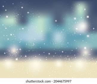 gradient background with sparkle and blur
