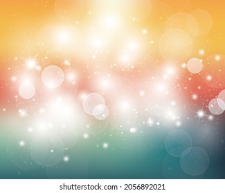 gradient background with sparkle and blur