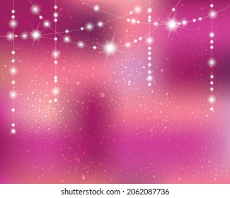gradient background with sparkle and blur and ornament