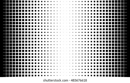 Gradient background with squares Halftone dots design Light effect Vector isolated object for website, card, poster