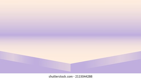 Gradient background studio table backdrops display product design. Blank empty space podium stage for showing
