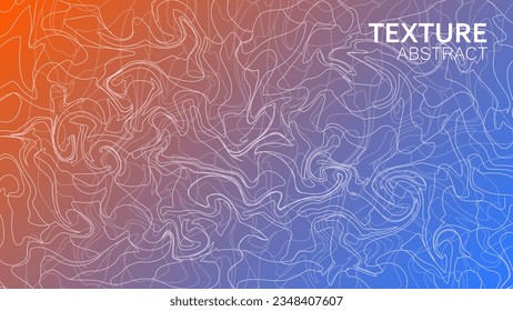 gradient background with a stunning blend of orange and blue hues, enhanced by a smoke-like texture. vector illustration