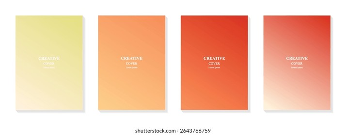 Plantilla de fondo degradado para diseño de portada, Anuncio y póster