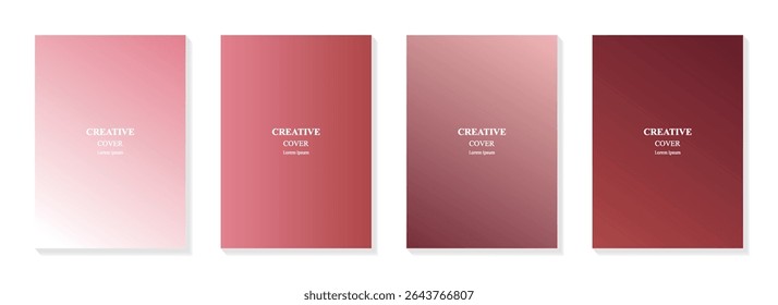 Gradient background template for cover, banner and poster design
