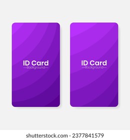 Gradient background template for ID cards