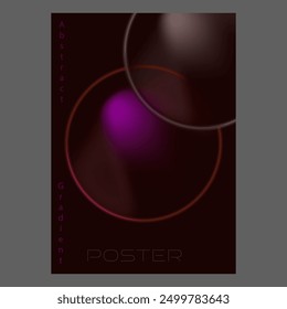 Gradient background. Template for social media, poster, cover, banner, interior design and creative idea