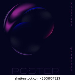 Gradient background. Template for social media, poster, cover, banner, interior design and creative idea