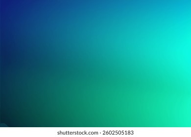 Gradient background transitioning smoothly from deep blue to vibrant green, perfect for creative or abstract projects. This versatile image conveys calmness and elegance, ideal for branding, design