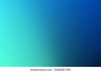 Gradient Background Transitioning from Teal to Deep Blue. Perfect for backgrounds, presentations, or abstract design projects emphasizing simplicity and color balance.