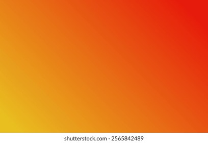 a gradient background transitioning from vibrant yellow to deep red, evoking warmth and energy.