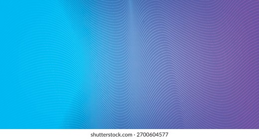 Ein Farbverlauf-Hintergrund wechselt von blau nach violett, mit einer pixeligen Textur und subtilen vertikalen Linien.