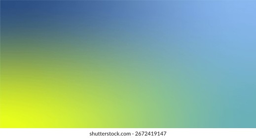 El fondo degradado cambia de amarillo brillante y verde a un azul calmante. Los colores se mezclan perfectamente, creando un fondo suave y abstracto para el Diseño web.