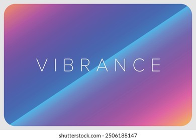 Gradient background. The background transitions smoothly from blue to purple and pink, creating a vibrant and modern look.