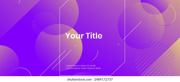 Gradient background with tridimensional shapes vector design in eps 10