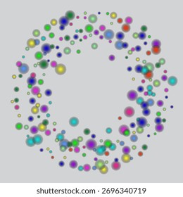 Gradient background with turquoise metaball shapes.  Liquid colors. Banner or sign design