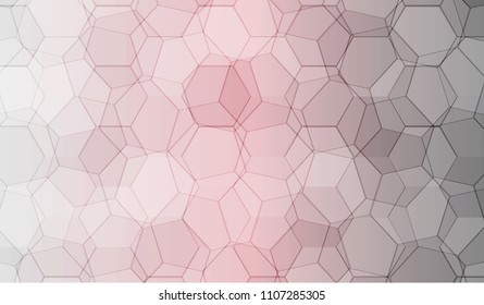 Gradient background vector honeycombs