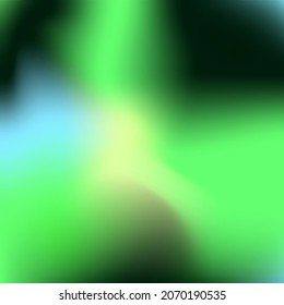 gradient background, vector image of a square with various shades, yellow dark green, blue