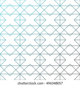 Gradient background. Vector pattern. Geometric background with rhombus and nodes. Abstract pattern.