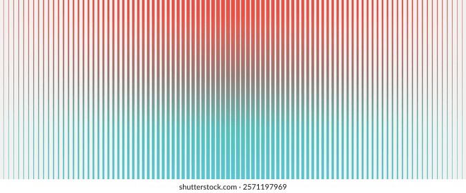 Gradient background with vertical stripes, featuring red and blue colors. The background has a smooth, colorful texture with red and blue hues. Gradient striped background vector. Red background.