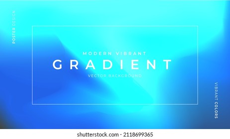 Fondo degradado con color vibrante. Océano azul