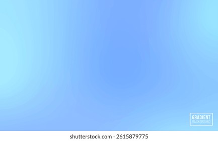 Gradient background. Watercolor blue abstract texture. Shining colorful illustration in blur style. Soft color gradients.