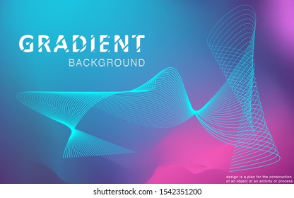 Gradient Background  for Website Landing Page and Wallpaper - EPS 10