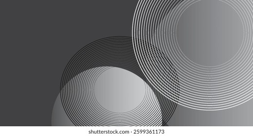 Gradient background from white to black, abstract background 