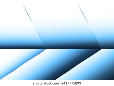 Farbverlauf-Hintergrund mit weißer und blauer Farbe. Vektorgrafiken
