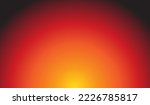 Gradient Background Yellow Orange Red Dark Black Sun Fire Color Vector Illustration