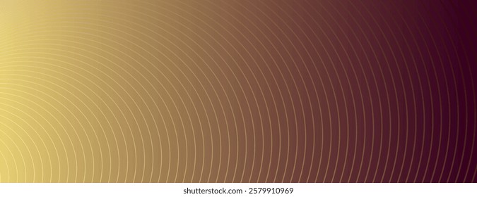 Gradient background with yellow and purple hues, featuring a smooth texture and circular patterns. Yellow and purple background. Gradient patterned background vector. Gold background.