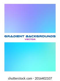 Gradient backgrounds for web in cyan-blue-purple colors . Can be used as mobile wallpaper.