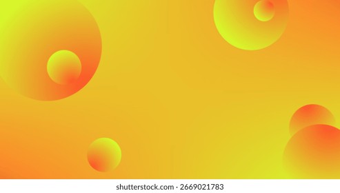 Gradient balls abstract background with Copy Space for wallpaper web page background surface textures
