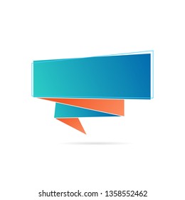 gradient banner with creative concept