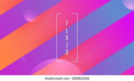 Gradient Banner. Fluid Journal. Cool Modern Background. Liquid Flyer. Creative Geometry. Pink Vibrant Shape. Hipster Page. 3d Landing Page. Violet Gradient Banner