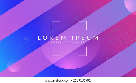 Gradient Banner. Purple Graphic Flyer. Geometric Cover. Multicolor Backdrop. Abstract Website. Flat Landing Page. Trendy Paper. Tech Rainbow Design. Lilac Gradient Banner