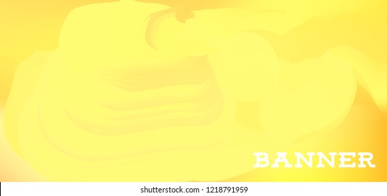 Gradient banner for social network and websites. Blank hanging mockup set. Graphic design for flyers, posters, sale announcements. Empty template. Vector illustration. Colorful horizontal banner.