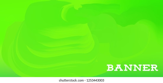 Gradient banner for social network and websites. Blank hanging mockup set. Graphic design for flyers, posters, sale announcements. Empty template. Vector illustration. Colorful horizontal banner.