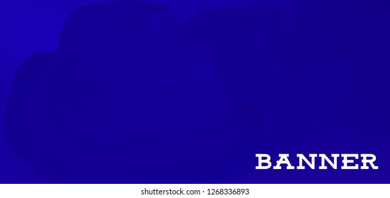 Gradient banner for social network and websites. Blank hanging mockup set. Graphic design for flyers, posters, sale announcements. Empty template. Vector illustration. Colorful horizontal banner.