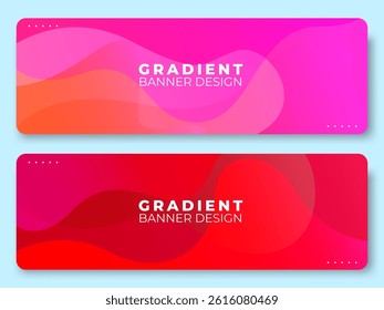 gradient banner template design. modern banner design