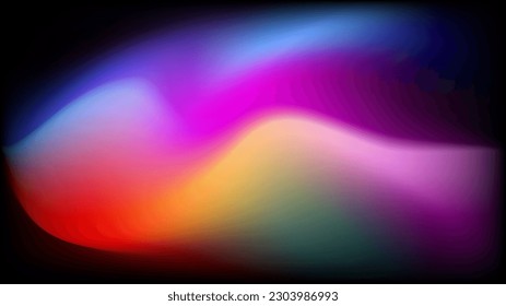 gradient banner. vector neon colors background