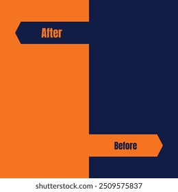 Gradient before and after background template. Two Compare vector templates. abstract graphical element. choose Before after template with comparison frames, vector thin line stars and sparkles. 