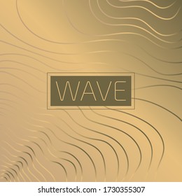 Gradient beige abstract geometric background