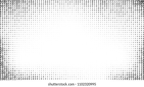 Gradient Binary Code Digits Background. EPS10 Vector