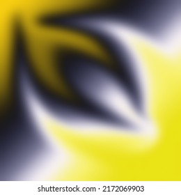 Gradiente en blanco y negro. fondo amarillo