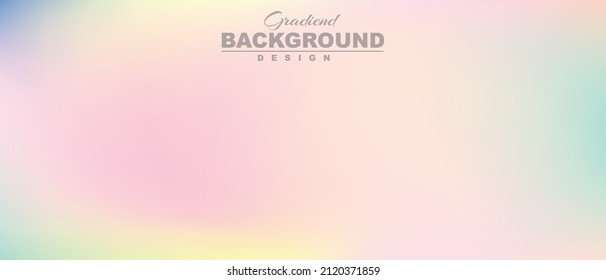 Gradient Bland Background Pastel And Colorfull  